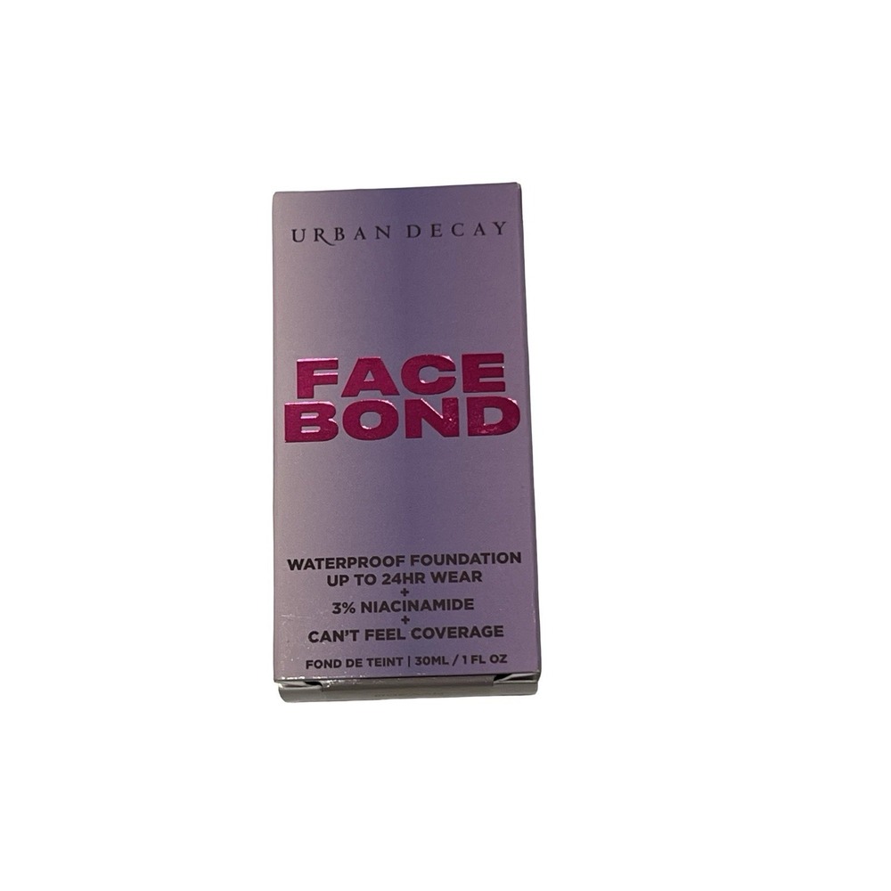 URBAN DECAY FACE BOND WATERPROOF FOUNDATION UP TO 24HR 39 DEEP WARM 1 OZ